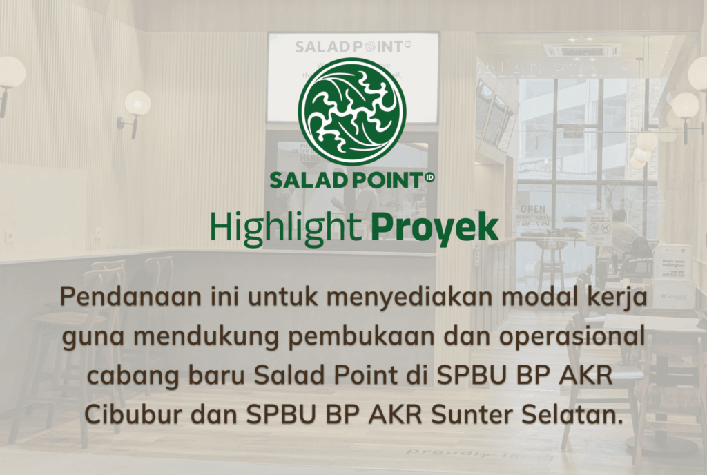 Pendanaan salad point ID resmi dibuka