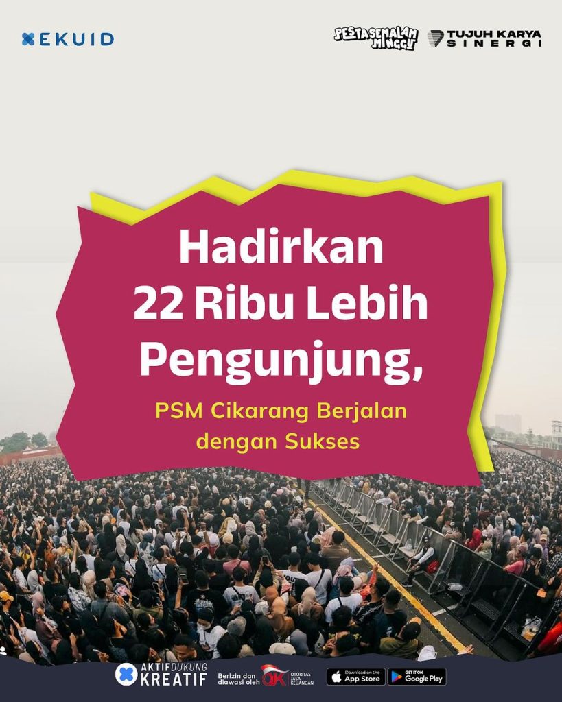 Pesta semalam minggu cikarang hadirkan 22000 pengunjung